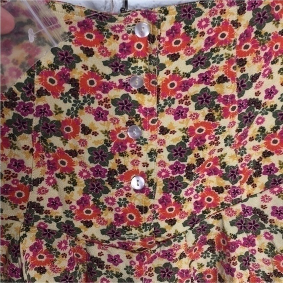 FREE PEOPLE flounce floral asymmetrical skirt - Picture 12 of 13